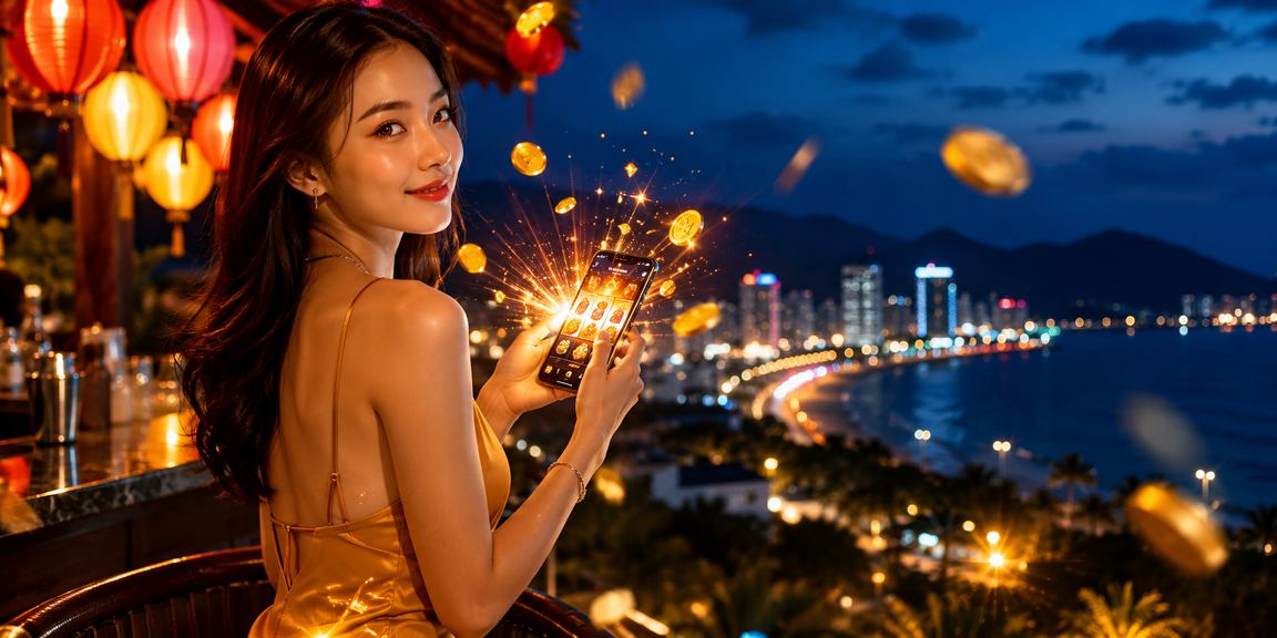 Không khí thắng thưởng slot game tại Hội An dưới ánh đèn lồng lung linh